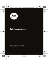 Motorola EX126 Getting Started Manual