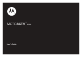 Motorola MOTOACTV W450 User manual