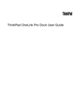 Lenovo OneLink Pro Dock User manual