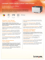 Lexmark CS510 Series Specification