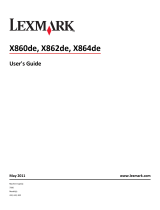 Lexmark 19Z0202 - X 864dhe 4 B/W Laser User manual