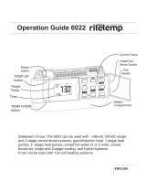 RiteTemp 6022 Operating instructions