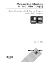 Mettler Toledo (software version 1.1) transmitter module OUT 700(X) Operating instructions