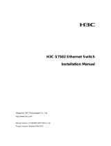 H3C H3C S7503 S7506 AND S7506R SWITCH Installation guide