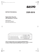 Sanyo DSR-5016P User manual