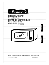 Kenmore 72161102100 Owner's manual