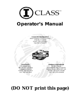 Datamax I-Class User manual
