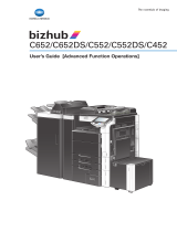 Konica Minolta bizhub C552 Series Function Manual