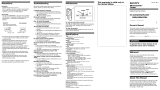 Sony M-579V User manual