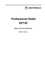 Motorola GP140 Series Basic Service Manual