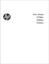 HP V223hz 21.5-inch LED Backlit Monitor User guide