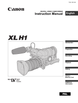 Canon XL H1 User manual