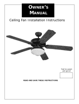 Monte Carlo Fan Company 5WF52XXD Series Owner's manual
