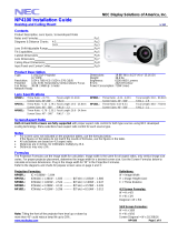 NEC NP4100W User manual