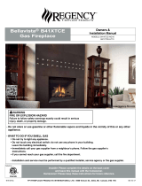 Regency Fireplace Products Bellavista B41XTCE Owner's manual