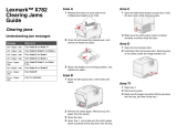 Lexmark X782 Clearing Jams Manual