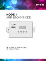 EuroLite ARTNET/DMX NODE 1 User manual