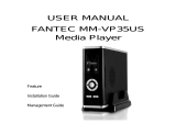 Fantec MM-VP35US User manual