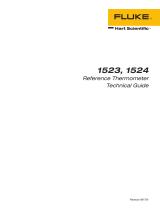 Fluke Calibration 1523 Handheld Thermometer Readout User manual
