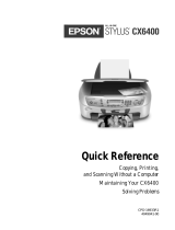 Epson CX6400 User manual