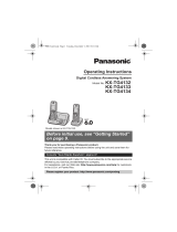 Panasonic KXTG4134 Operating instructions