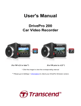 Transcend DrivePro 200 User manual