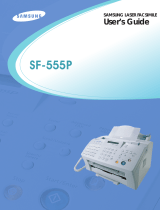 Samsung SF-555P User manual