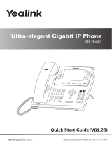 Yealink SIP-T46G Quick start guide