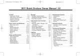 Buick 2011 Enclave User manual