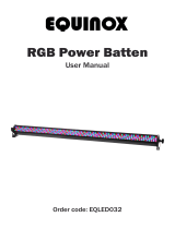 Equinox Systems RGB Power Batten User manual