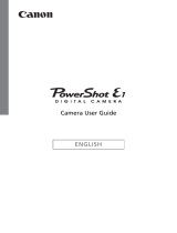 Canon PowerShot E1 Owner's manual