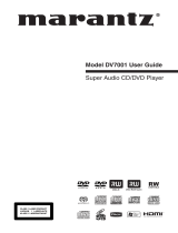 Marantz DV7001 User manual