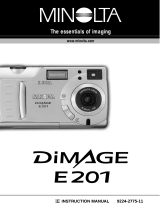 Minolta DiMAGE E201 Owner's manual