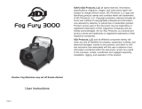 ADJ Fog Fury 3000 User manual