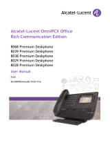 Alcatel-Lucent 8039 User manual