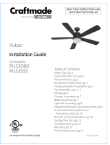 Craftmade Triumph TR52 Installation guide