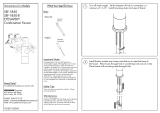 Speakman SEF-1850-8 Installation guide