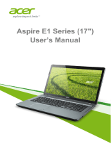 Acer Aspire E1-732G User manual