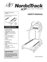 NordicTrack X7i Incline Trainer User manual