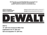 DeWalt DW713-BR User manual
