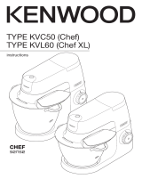 Kenwood KVC5000T Chef Sense Stand Mixer Owner's manual