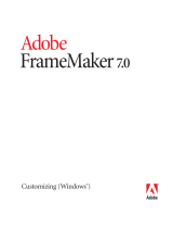 Adobe FrameMaker 7.0 User manual