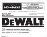 DeWalt DW734 User manual
