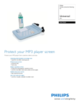 Philips SAC3540W Universal MP3 Screen protector/cleaning kit User manual