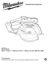 Milwaukee M18 FMCS User manual