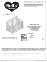 Crib Delta Children 4 in 1 Installation guide
