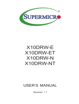 Supermicro X10DRW-ET User manual