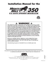 GTO Mighty Mule 350 E-Z Installation guide