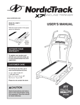 NordicTrack X7i Incline Trainer User manual