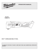 Milwaukee M18BMT-0 User manual